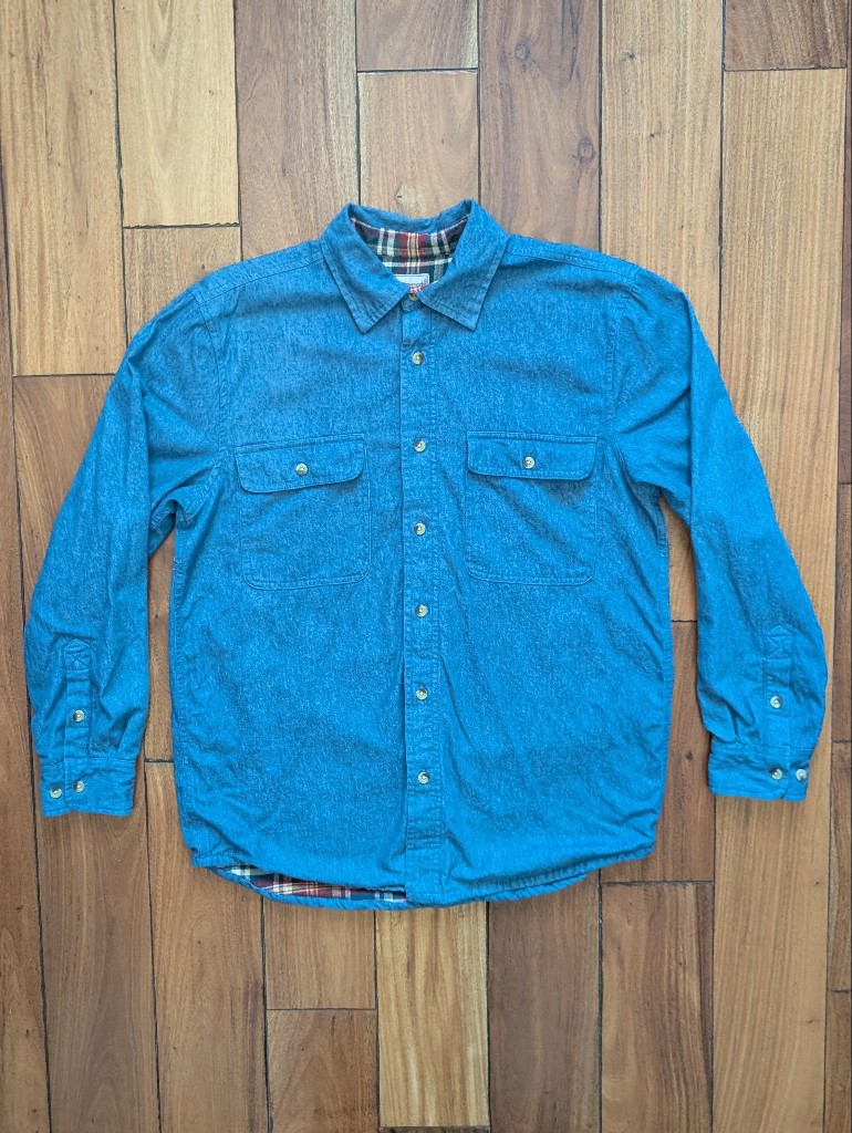 Scandia Woods Vintage Denim Shacket (M)